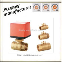 brass electric motor operated ball valve PN25